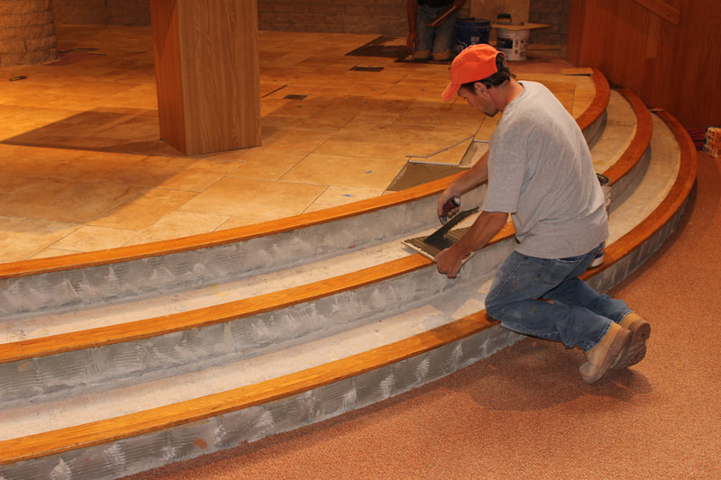 Flooring Tile Renovation Design Church
